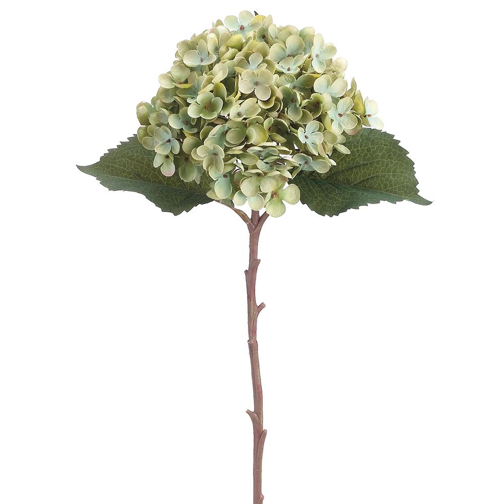 Hydrangea Spray Green Gray