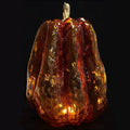 Battery Operated Pumpkin With Light Orange