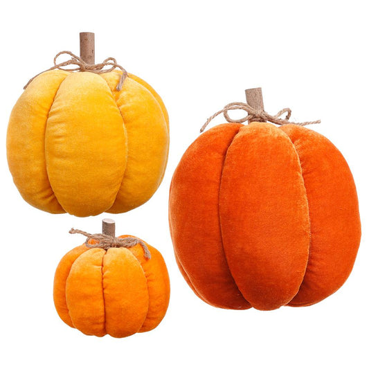Medium Velvet Pumpkin Orange Two Tone