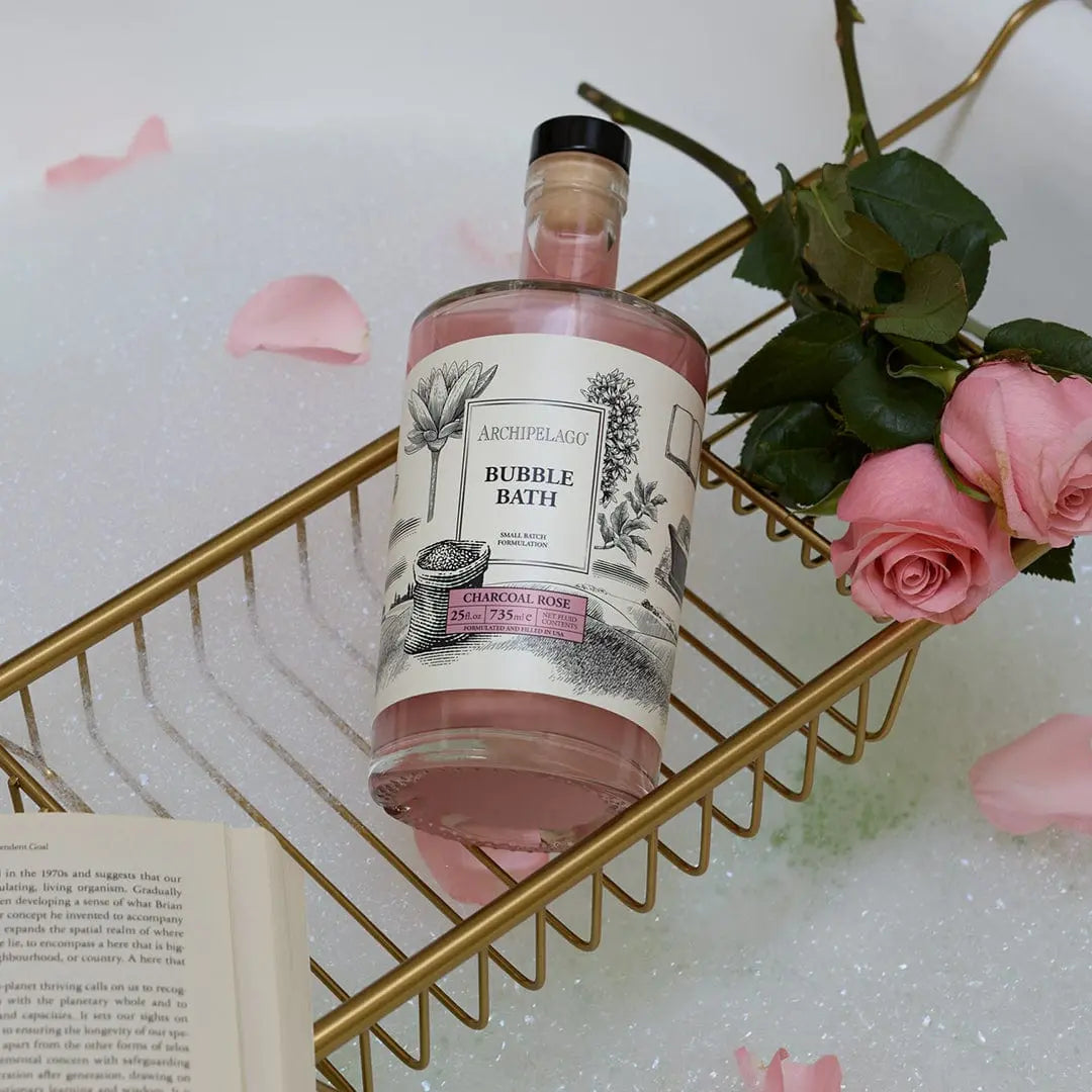 Charcoal Rose 25 oz. Luxury Bubble Bath