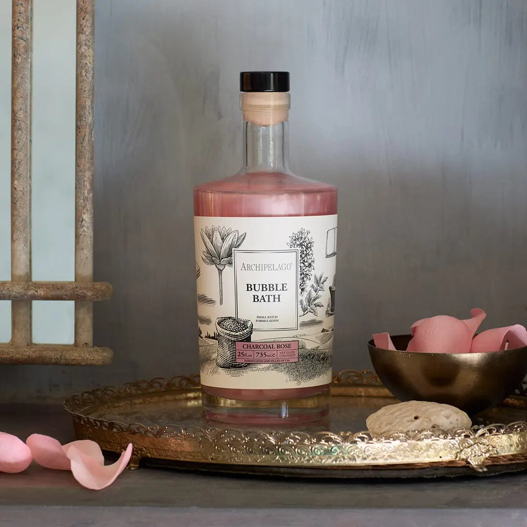 Charcoal Rose 25 oz. Luxury Bubble Bath