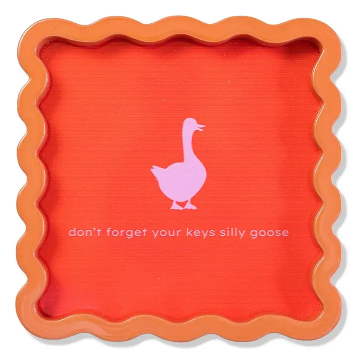 Silly Goose Lacquer Tray