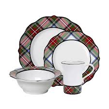 Stewart Tartan Dinner Plate