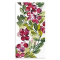 Cranberry Wreath Christmas Paper Guest Towels Pk/16
