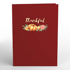 Thanksgiving Cornucopia Card