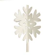 Crystal Snow Flake Finial