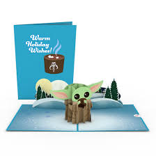 Star Wars™ The Mandalorian™ The Child: Warm Holiday Wishes 3D card