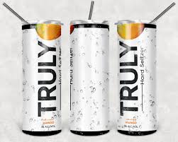 Mango Truly Hard Seltzer 20oz Skinny Tum