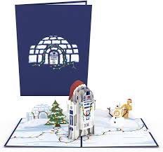 Festive R2-D2™ 3D card