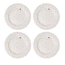 Love You More Dessert/Salad Plate Set of 4