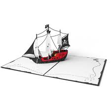 Pirate Ship Pop Up Card