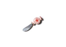 Peppermint Embellishment Appetizer Spreader