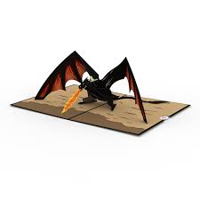Drogon and Daenerys Pop Up Card