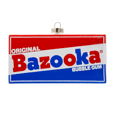 Bazooka Bubble Gum Box Ornament