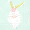 Bunny Gnome Lunch Napkin