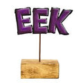"EEK" Wood Block