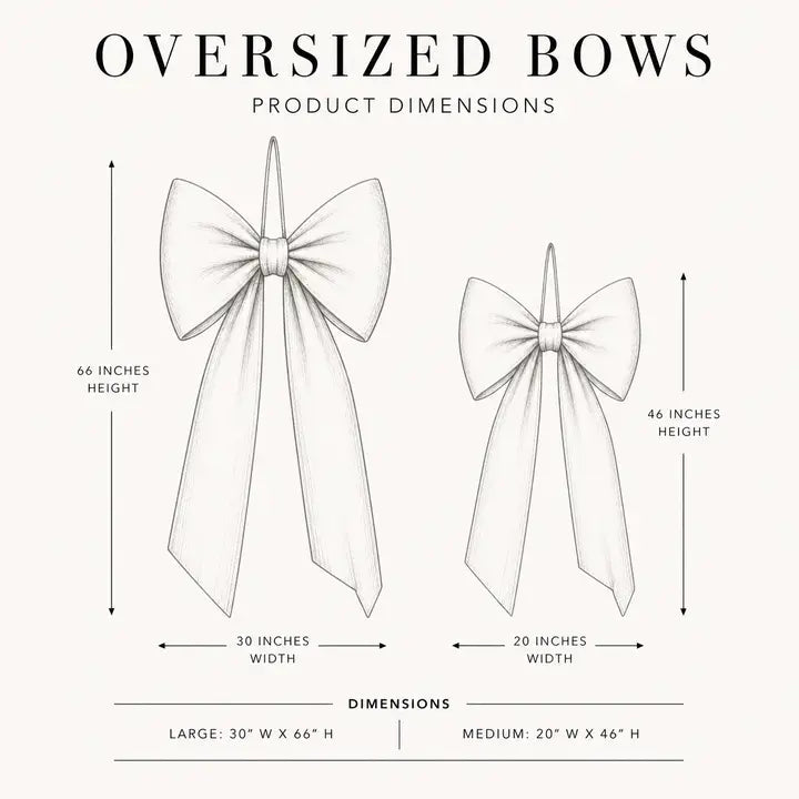 Oversized Ralph Red Velvet Bow Large