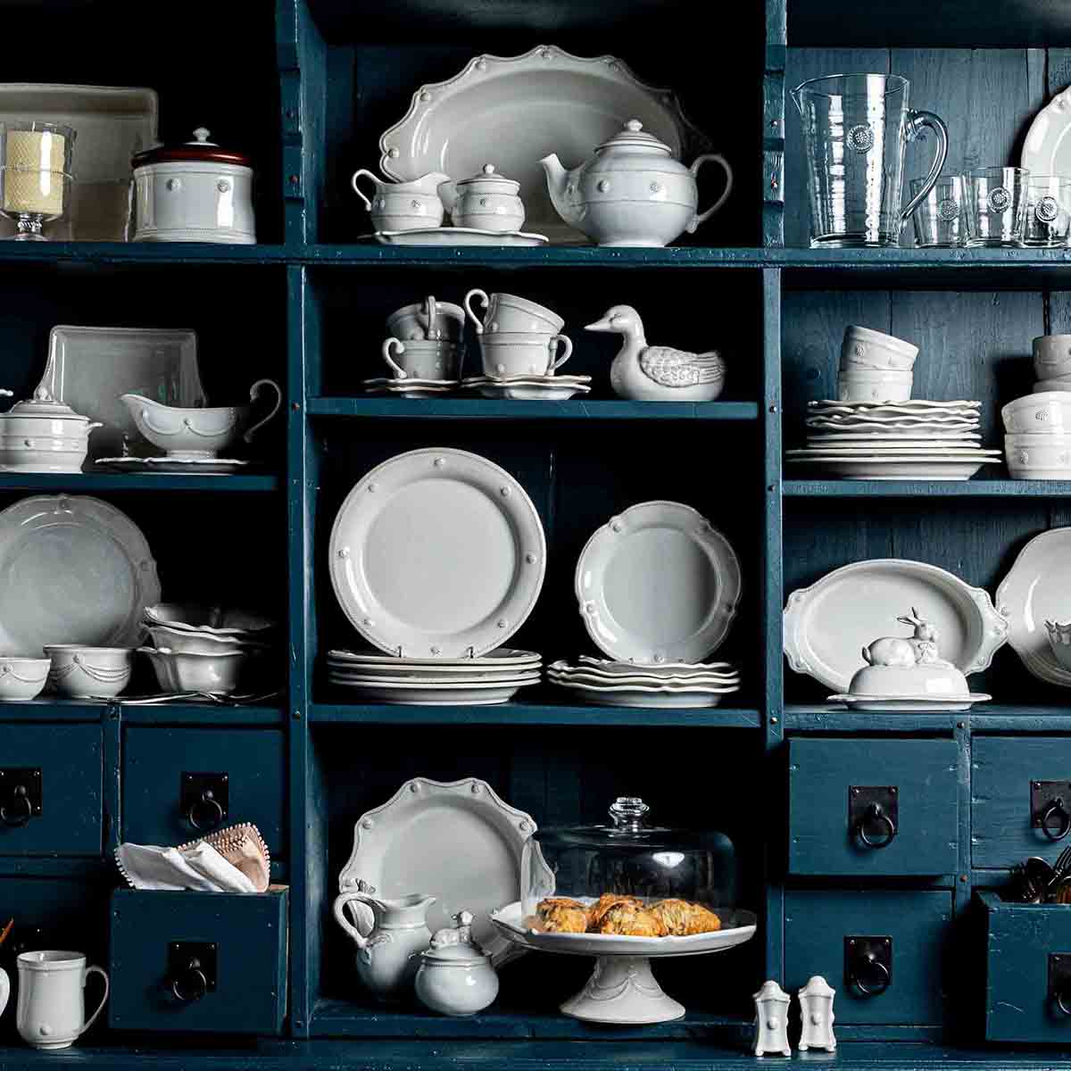 Berry & Thread  7.75" Coupe Bowl - Whitewash