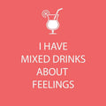 Mixed Drinks Napkin