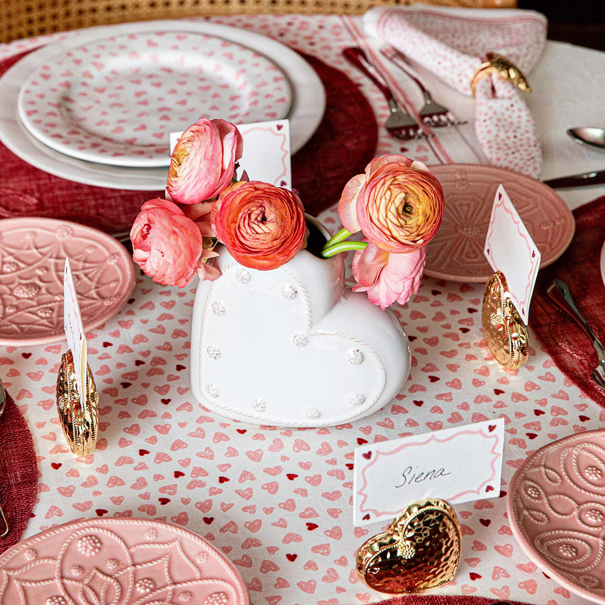 Berry & Thread 6" Heart Vase - Thumbnail 5