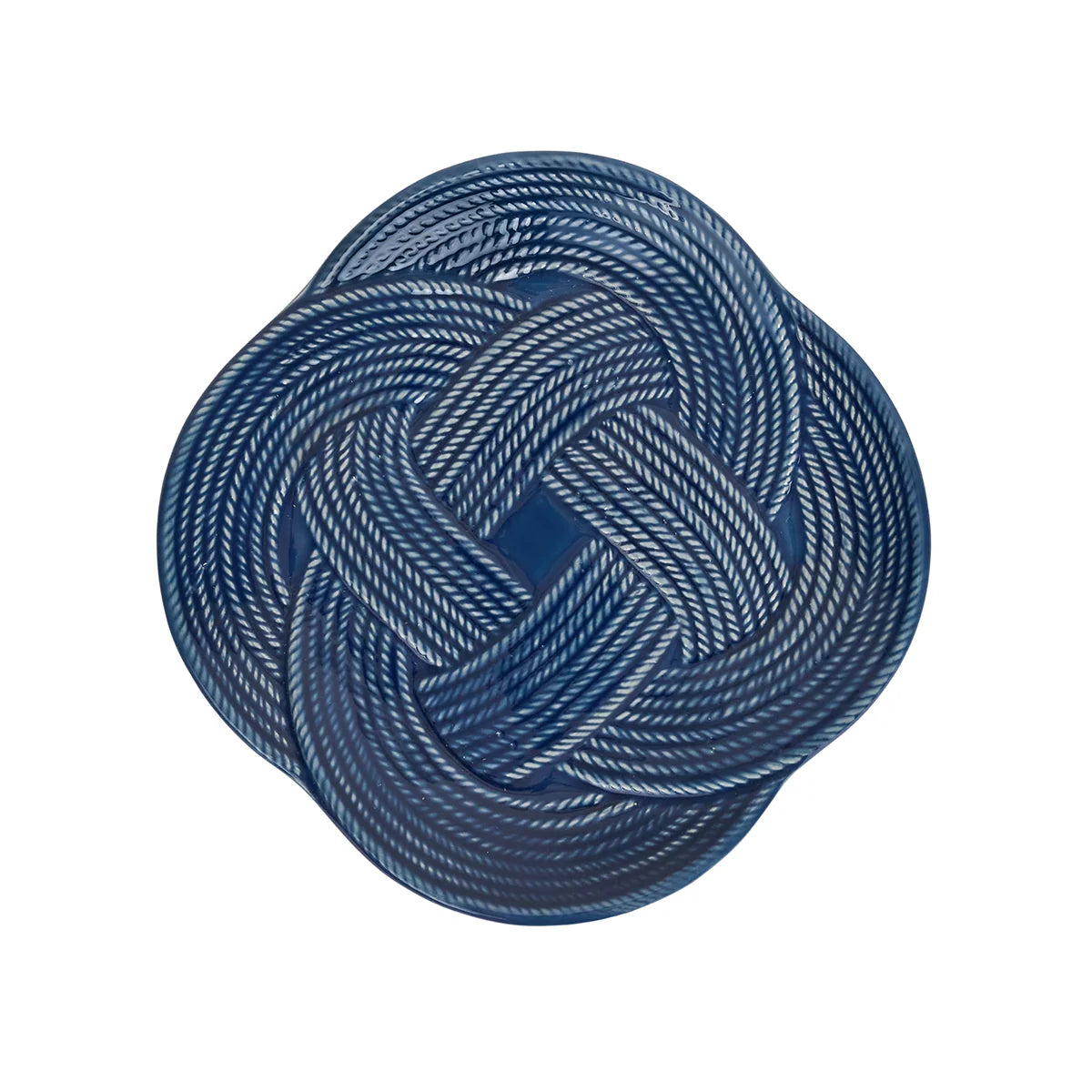 Mystic Knot Dessert/Salad Plate - Denim