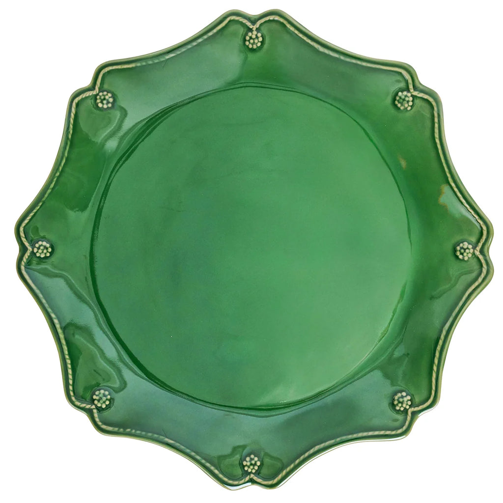 Scalloped Charger/Platter - Basil
