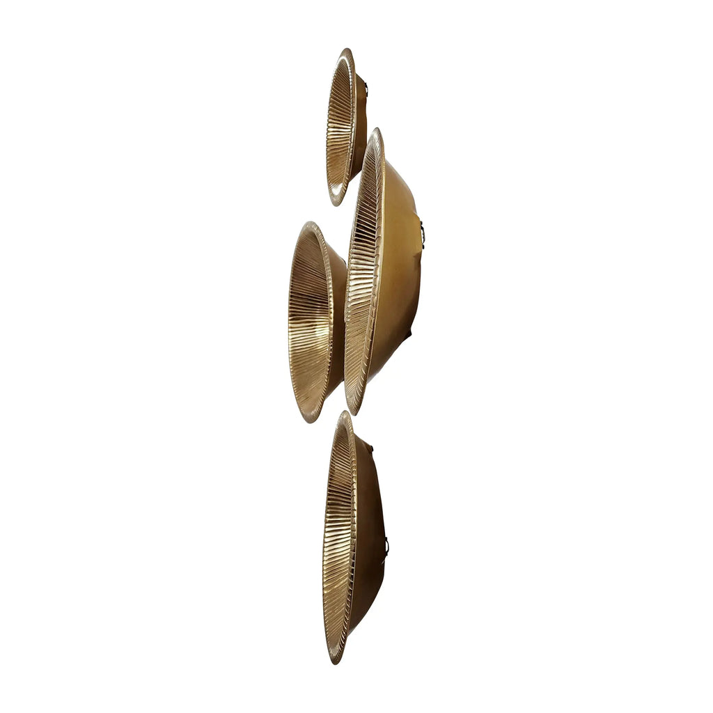 Metal Pepin Gold Wall Rings Set of 5
