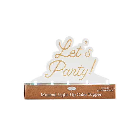 Party Musical Led Cake Topper