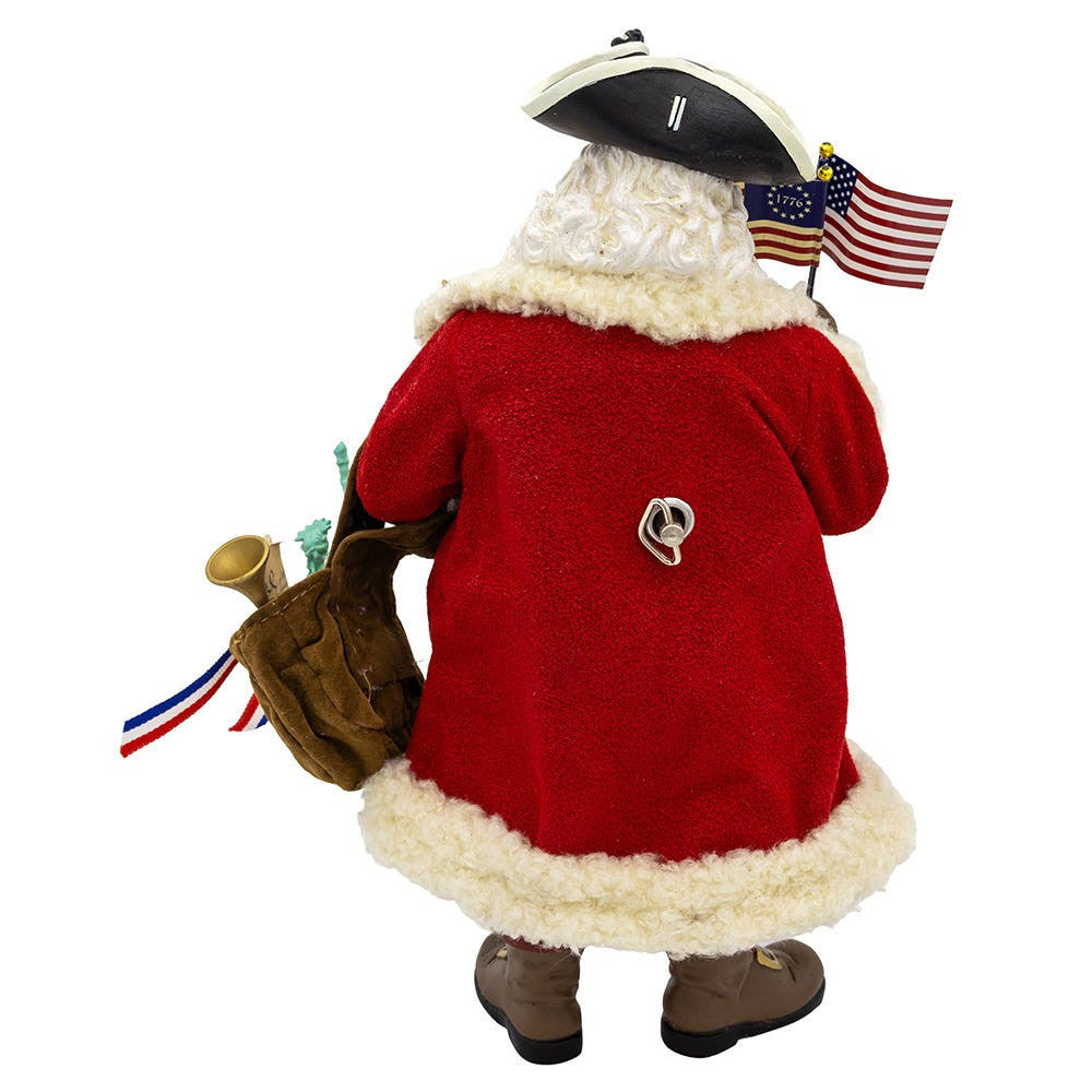 11" Fabriché™ 250th Anniversary of America Musical Santa