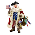 11" Fabriché™ 250th Anniversary of America Musical Santa