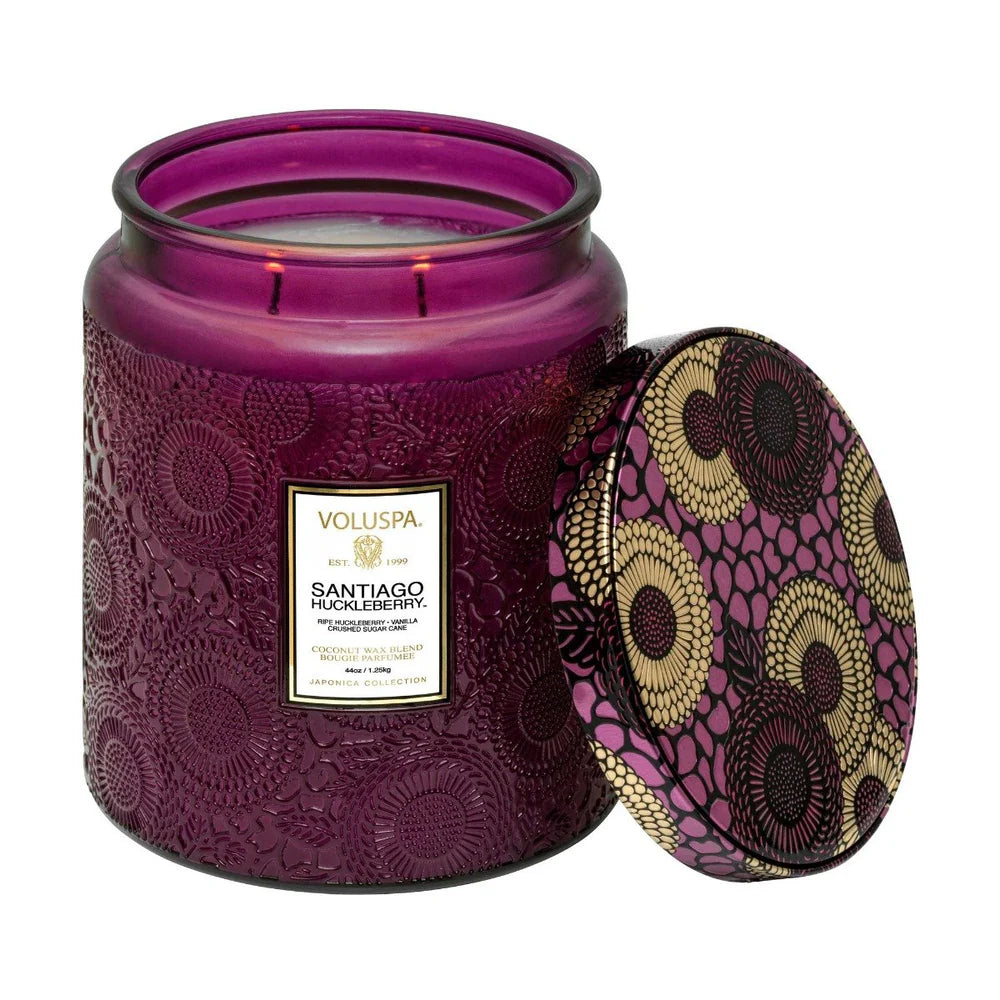 Santiago Huckleberry Luxe Candle