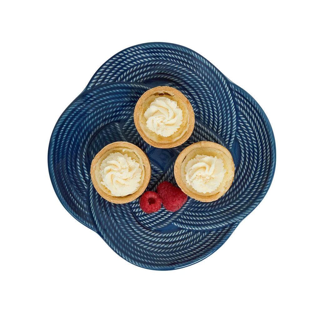 Mystic Knot Dessert/Salad Plate - Denim
