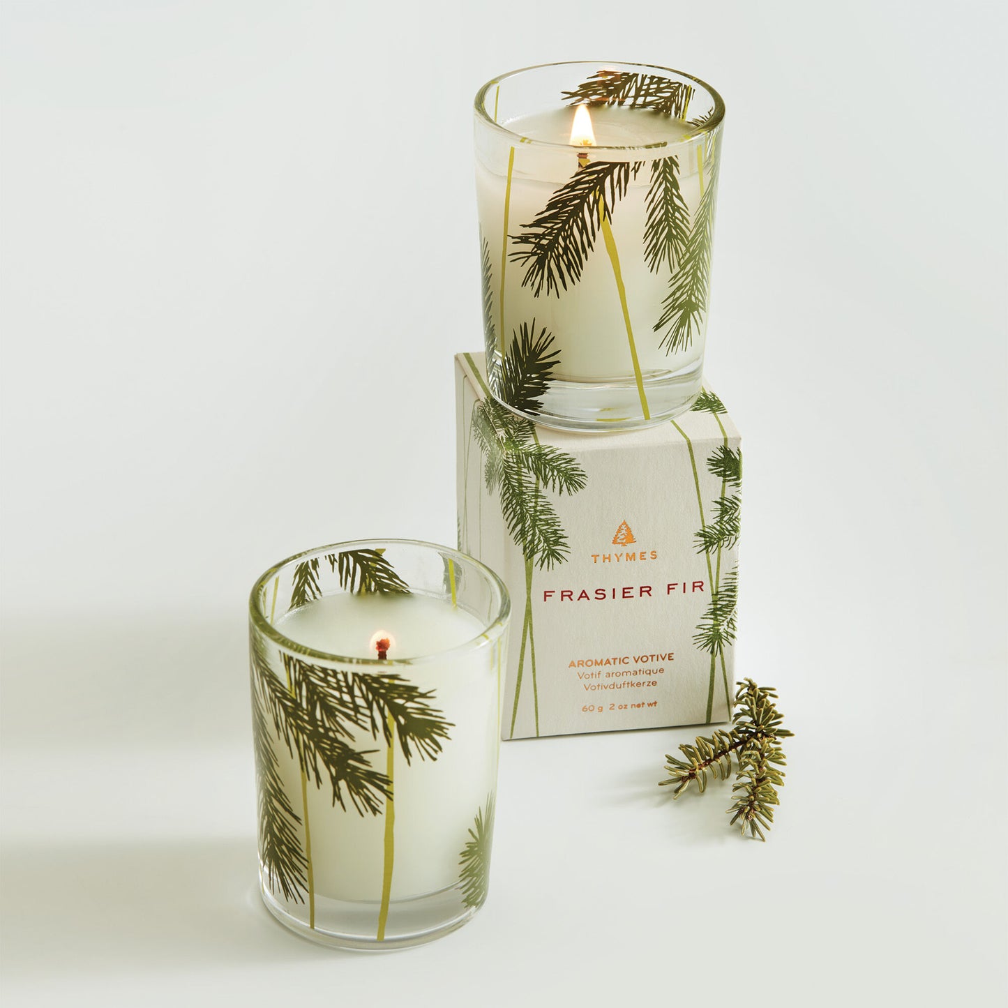 Frasier Fir Votive Candle Pine Needle