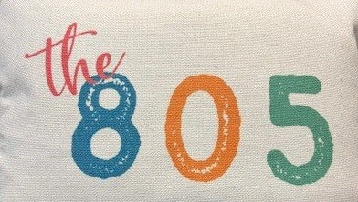 Color Area Code Lumbar Pillow 805