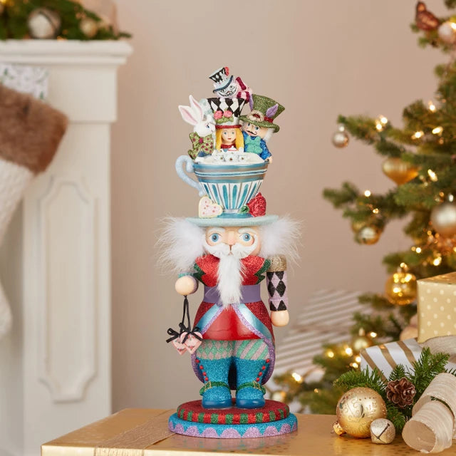 Hollywood Nutcrackers™ Alice Teacup Hat Nutcracker