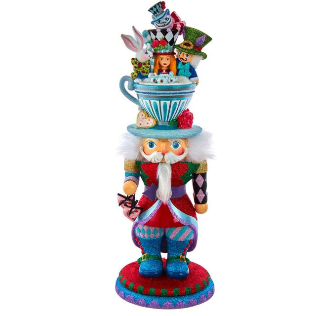 Hollywood Nutcrackers™ Alice Teacup Hat Nutcracker