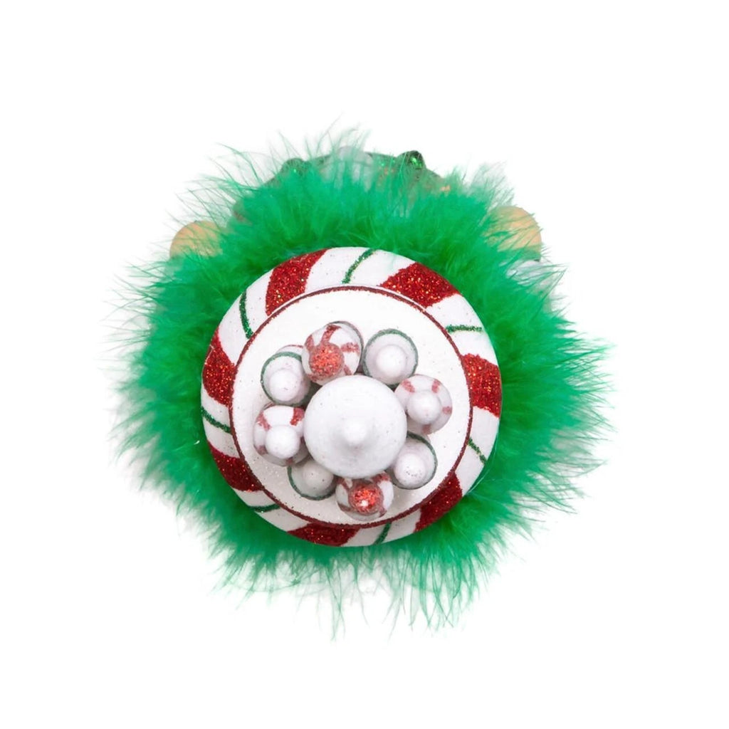 Hollywood Nutcrackers™ Red, White & Green Candy Tower Hat Nutcracker