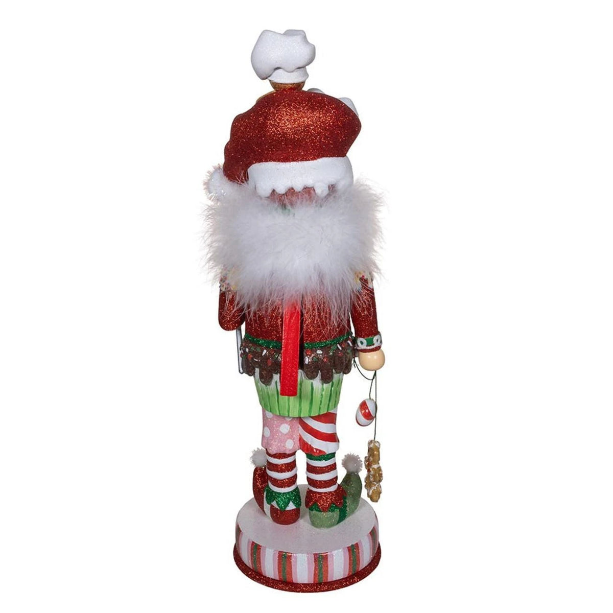 Hollywood Nutcrackers™ Gingerbread Soldier With Cupcake Body Nutcracker