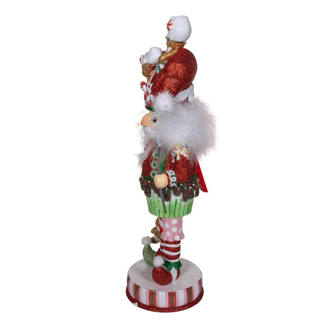 Hollywood Nutcrackers™ Gingerbread Soldier With Cupcake Body Nutcracker