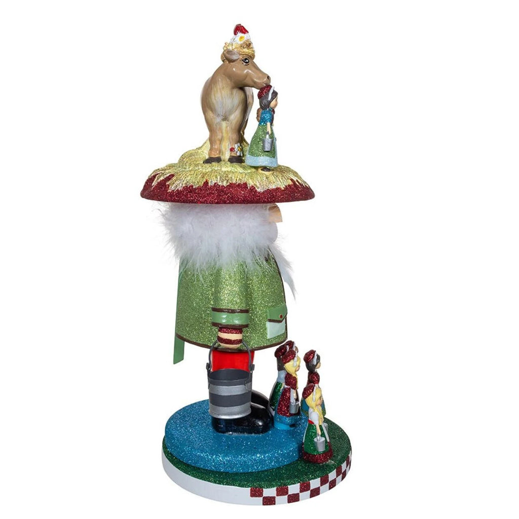 Hollywood Nutcrackers™ 8 Maids A Milking Nutcracker