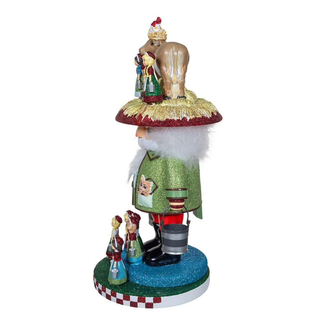 Hollywood Nutcrackers™ 8 Maids A Milking Nutcracker