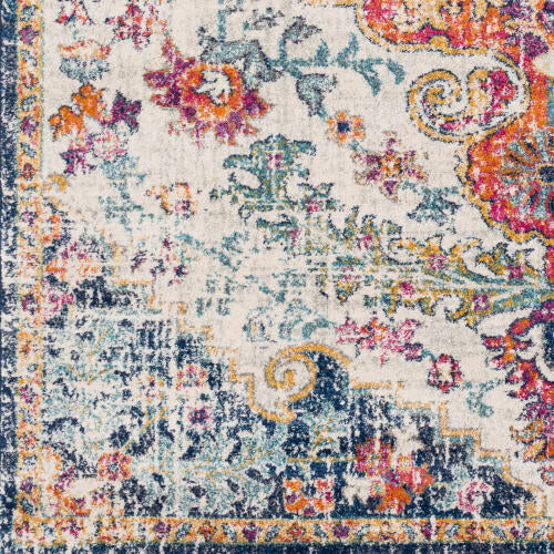 Harput Machine Woven Rug 4x4 Round
