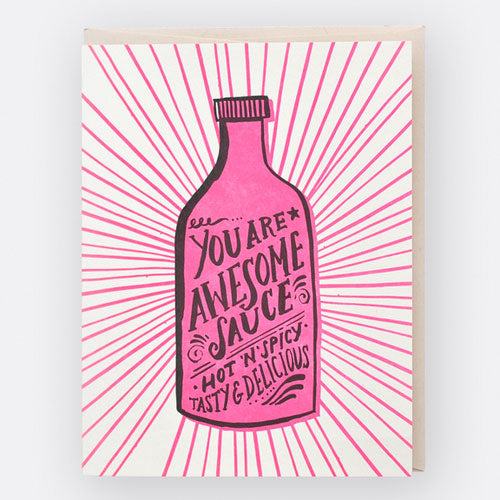 You Are Awesome Sauce Card