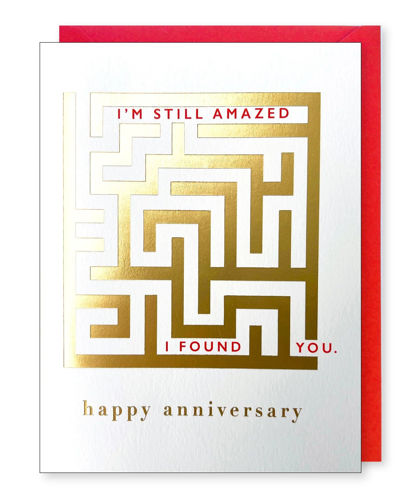 Amazed Anniversary Card