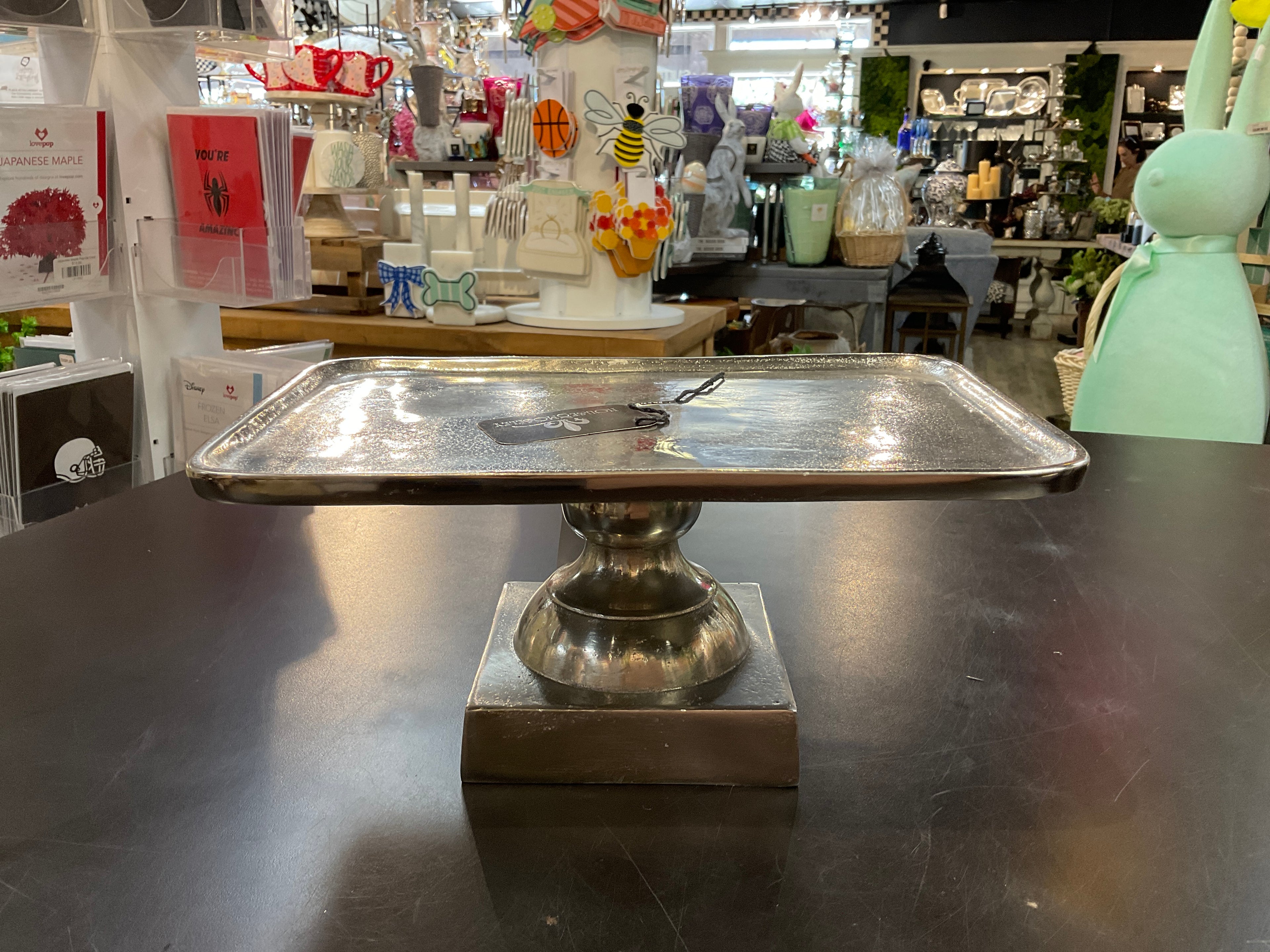 Aluminum Tray on Stand SM