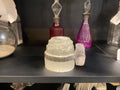 Double Selenite Tea Light Holder