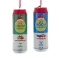 It's Noon Somewhere Can Ornaments, 2 Assorted