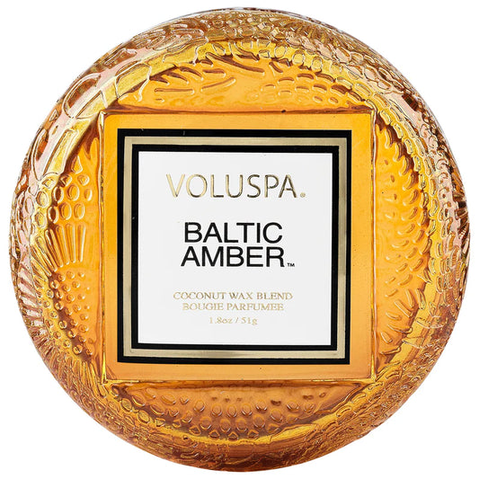 Baltic Amber Macaron Candle