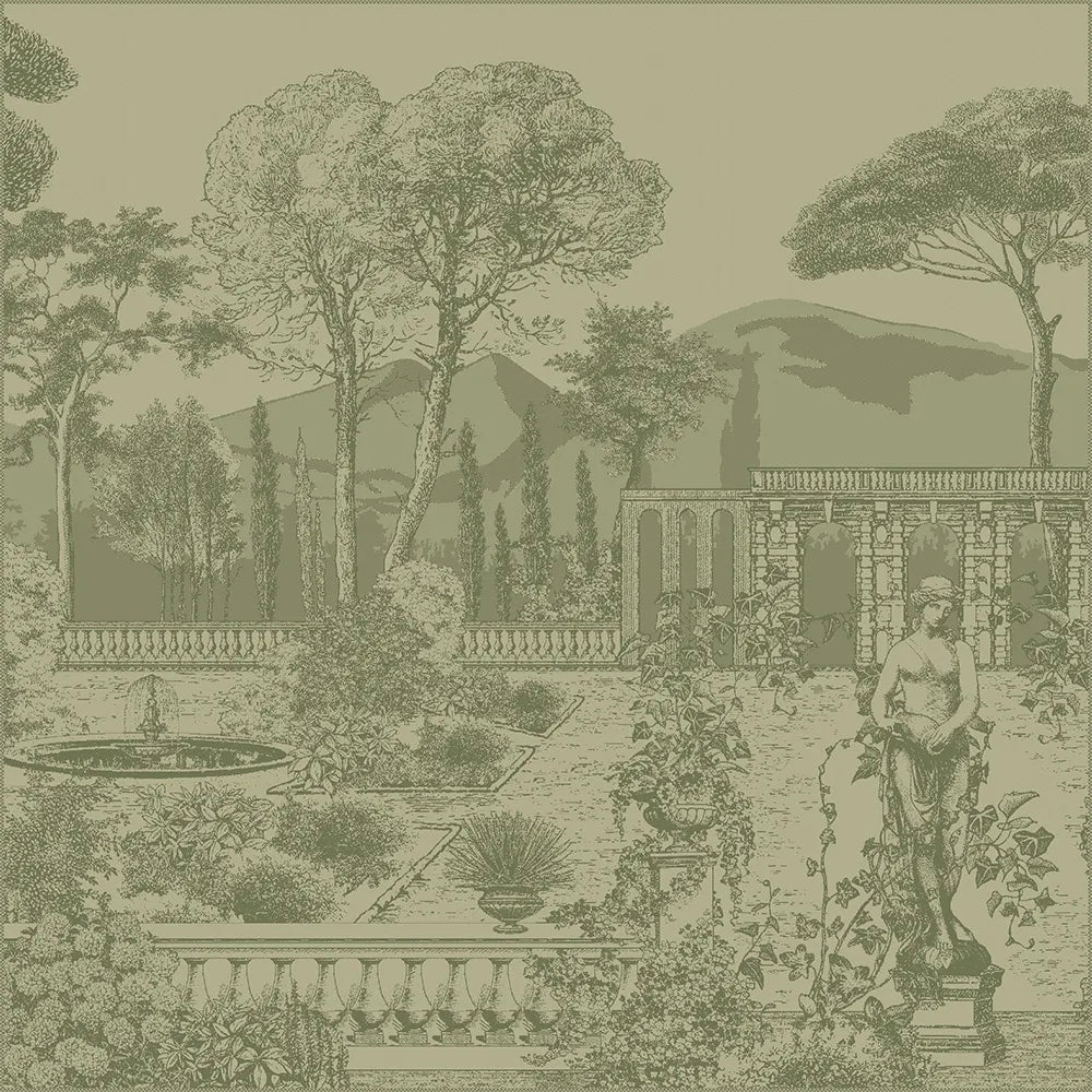 Jardin Spirituel Olive Jacquard Napkin