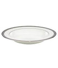 Parker Place Striped Platinum Bone China Rimmed Soup Bowl
